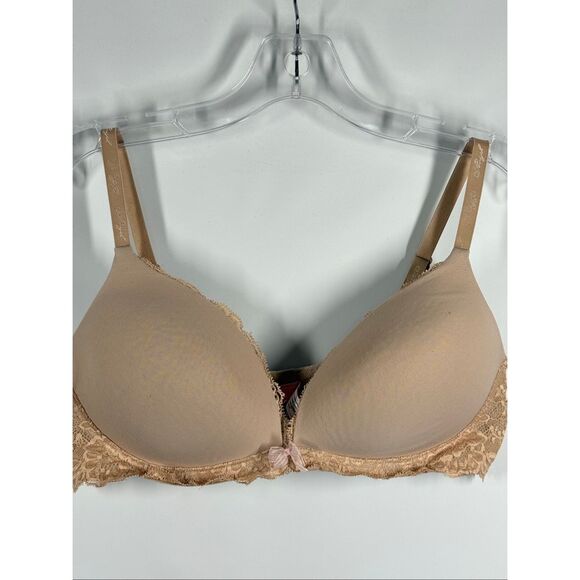 C11 Victoria’s Secret Angels Lined No Wire tan bra size 36C - Picture 1 of 8